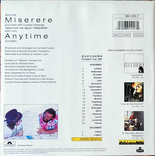 Zucchero And Pavarotti* -Miserere