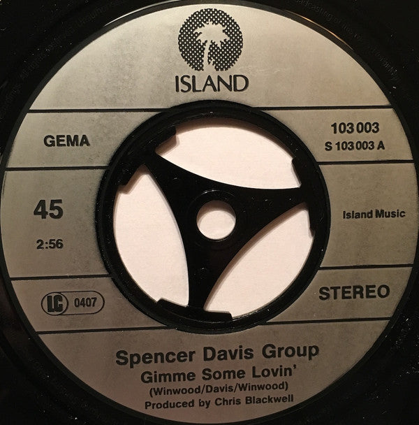Spencer Davis Group* -Gimme Some Lovin' / Keep On Running