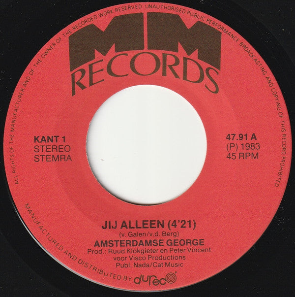 Amsterdamse George - Jij Alleen