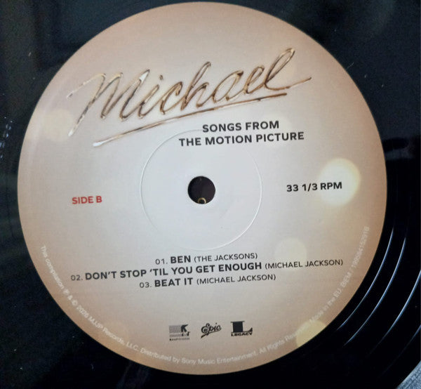 Michael Jackson -Michael (Songs From The Motion Picture)