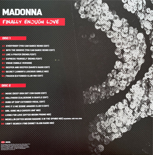 Madonna -Finally Enough Love