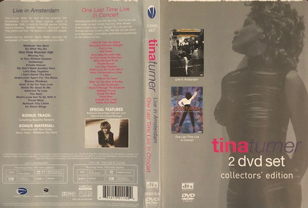 Tina Turner -Live In Amsterdam / One Last Time Live In Concert