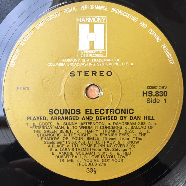 Dan Hill (2) -66/33 Sounds Electronic