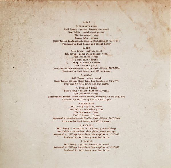 Neil Young -Homegrown