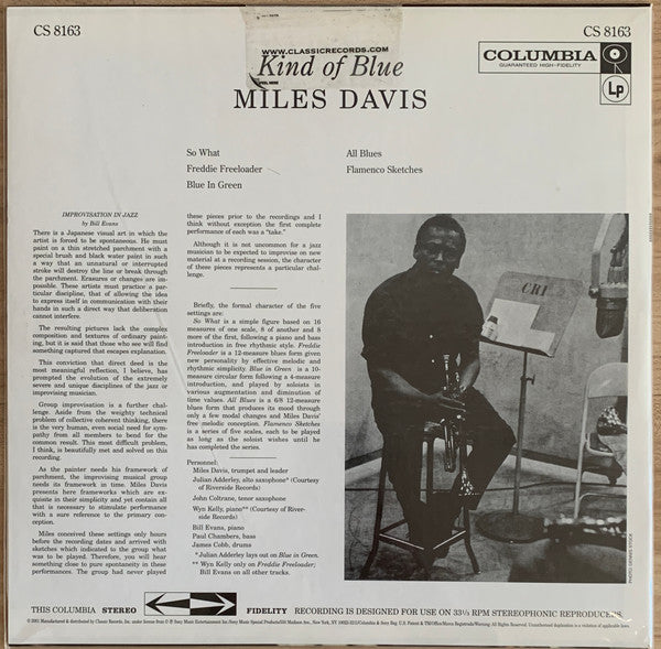 Miles Davis - Kind Of Blue