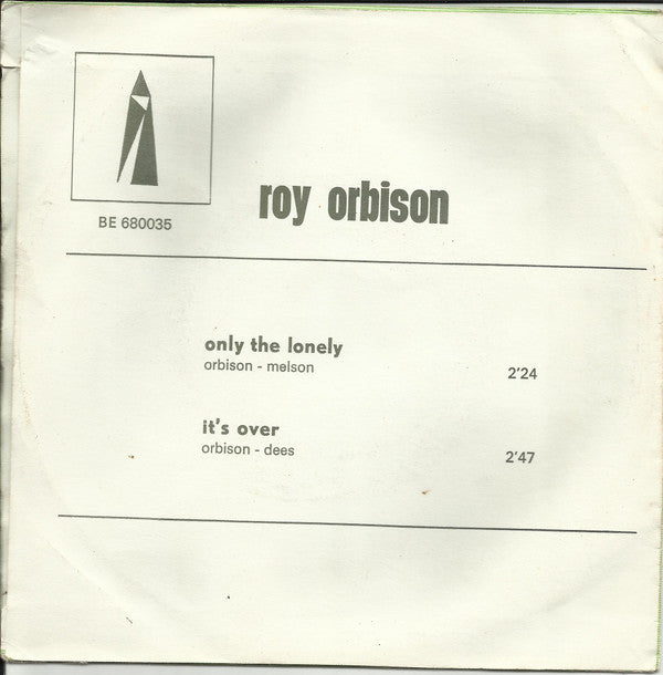 Roy Orbison -Only The Lonely / It's Over