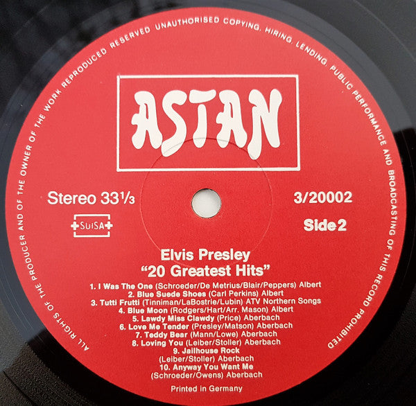 Elvis Presley -20 Golden Hits