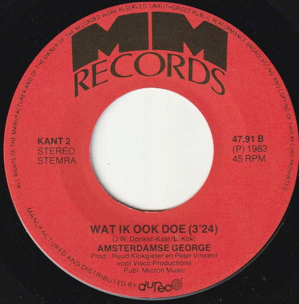 Amsterdamse George - Jij Alleen