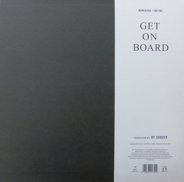 Taj Mahal & Ry Cooder -Get On Board (The Songs Of Sonny Terry & Brownie McGhee)