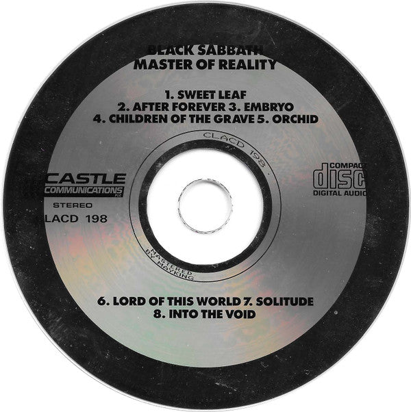 Black Sabbath - Master Of Reality