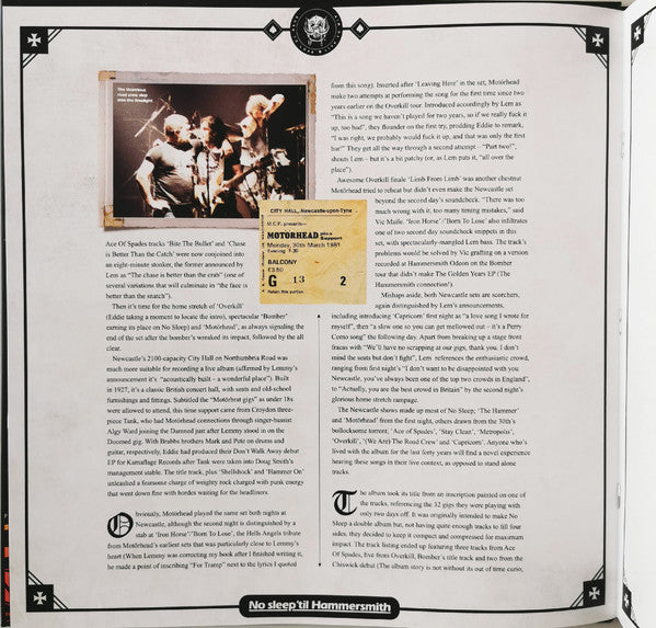 Motörhead -No Sleep 'Til Hammersmith