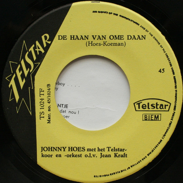 Johnny Hoes -De Haan Van Ome Daan