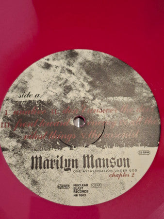 Marilyn Manson -One Assassination Under God (Chapter 2)