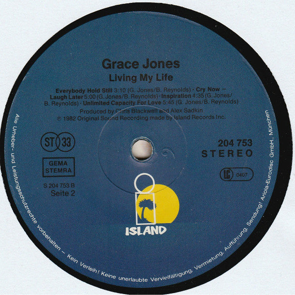 Grace Jones -Living My Life