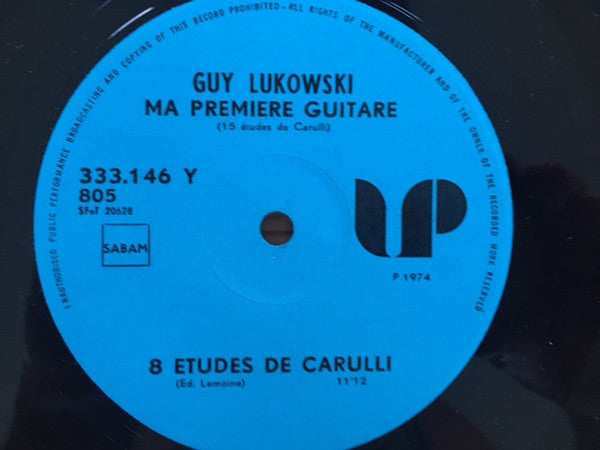 Guy Lukowski -Ma Première Guitare