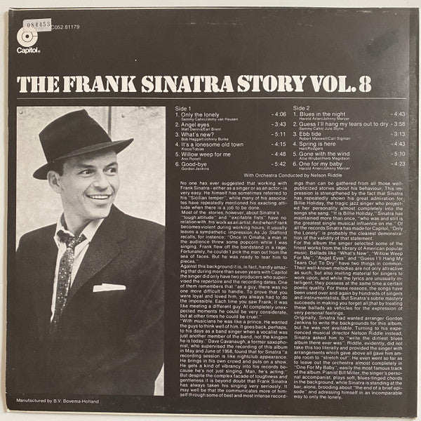 Frank Sinatra -Frank Sinatra Sings For Only The Lonely