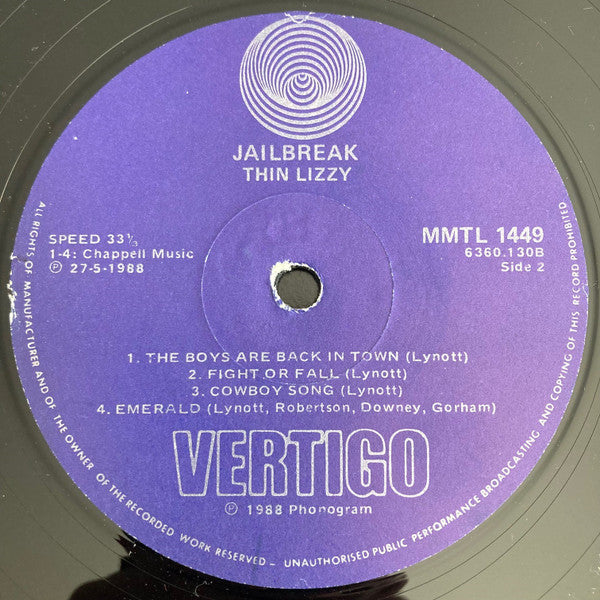 Thin Lizzy -Jailbreak