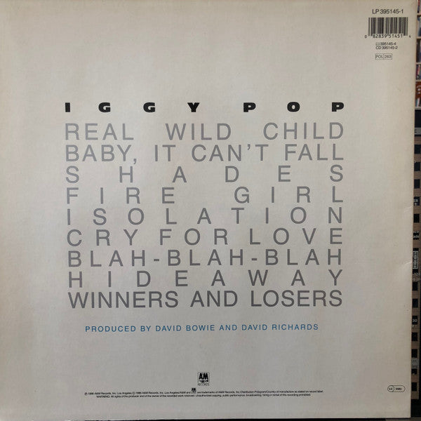 Iggy Pop -Blah-Blah-Blah