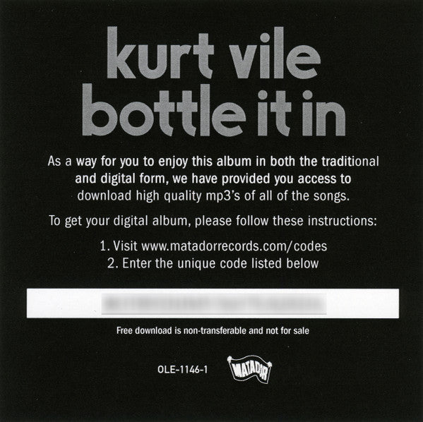 Kurt Vile -Bottle It In