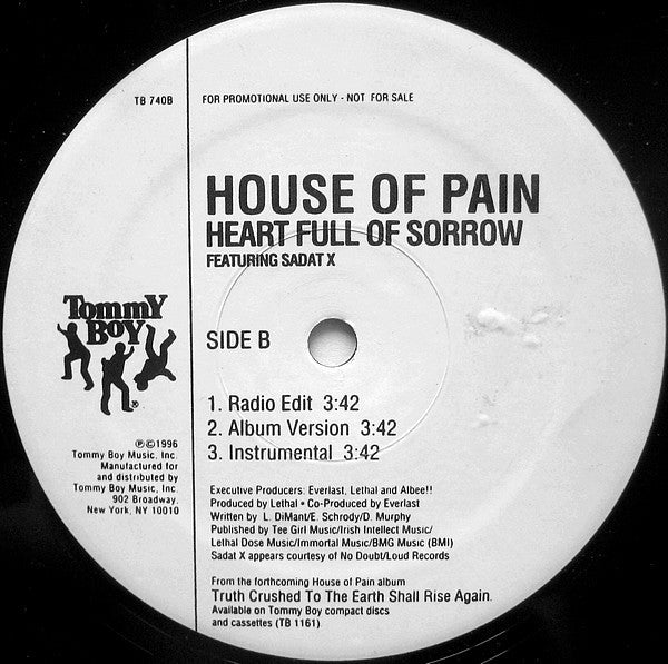 House Of Pain - Pass The Jinn / Heart Full Of Sorrow