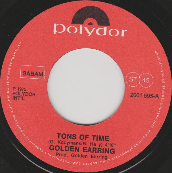 Golden Earring -Tons Of Time
