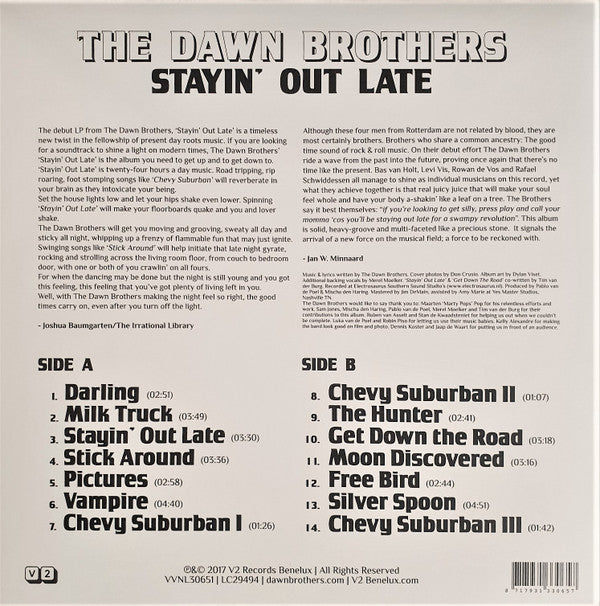 The Dawn Brothers -Stayin' Out Late