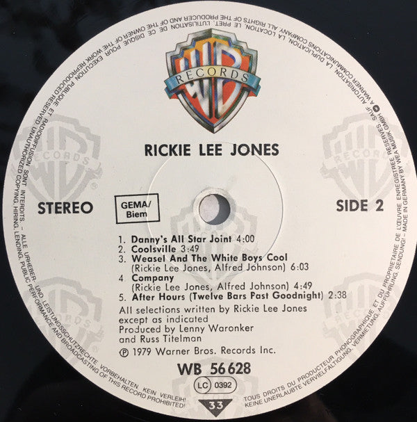 Rickie Lee Jones -Rickie Lee Jones