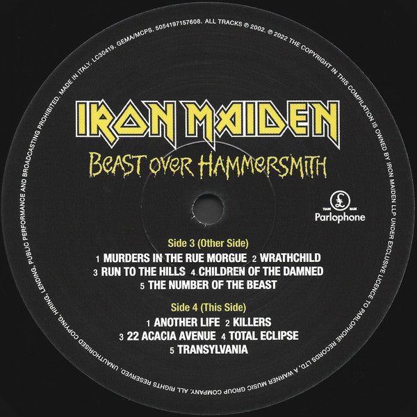 Iron Maiden -The Number Of The Beast / Beast Over Hammersmith