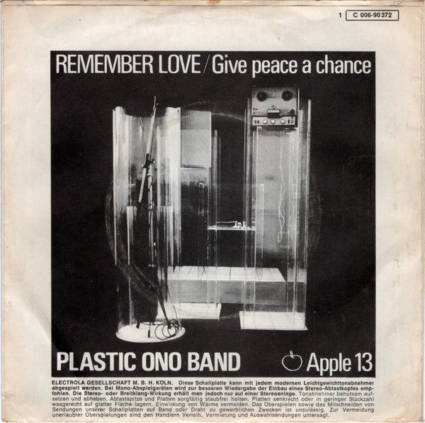 Plastic Ono Band* -Give Peace A Chance