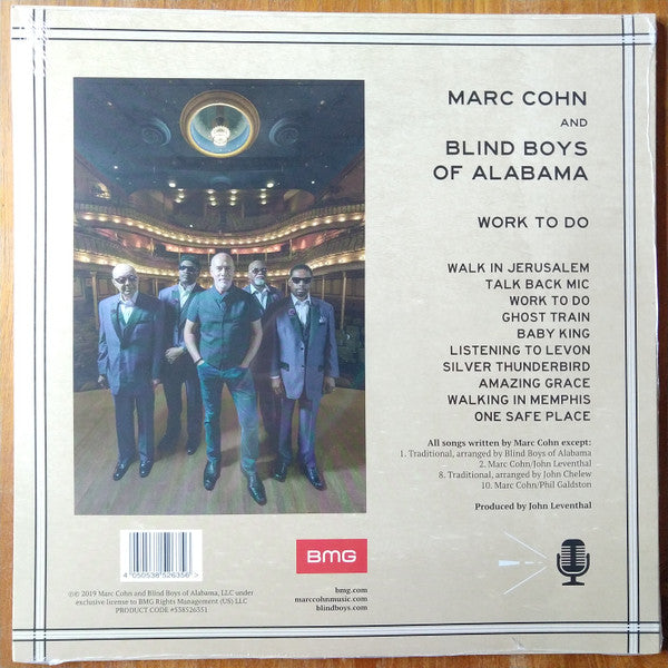 Marc Cohn And Blind Boys Of Alabama* -Work To Do