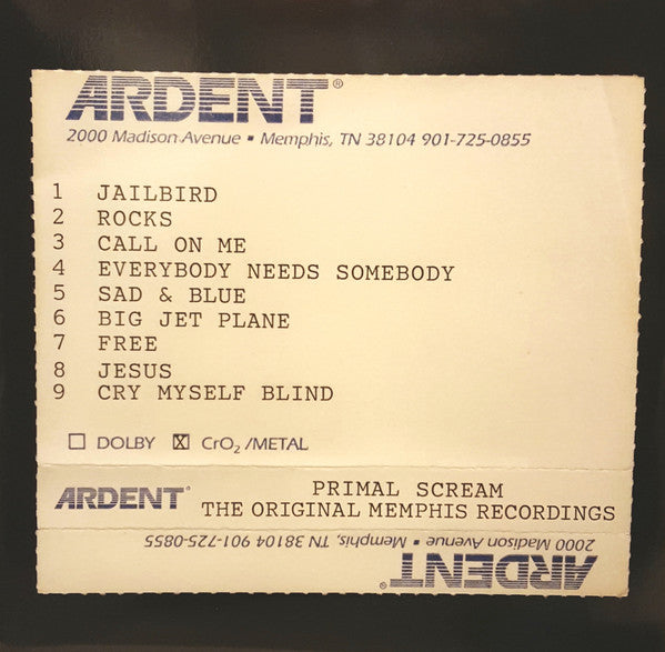 Primal Scream -Give Out But Don't Give Up (The Original Memphis Recordings)