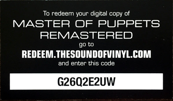 Metallica -Master Of Puppets