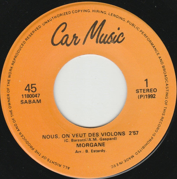 Morgane (2) -Nous, On Veut Des Violons