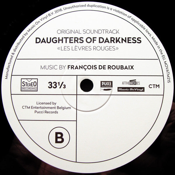 François De Roubaix -Daughters Of Darkness - Les Lèvres Rouges (Original Soundtrack)