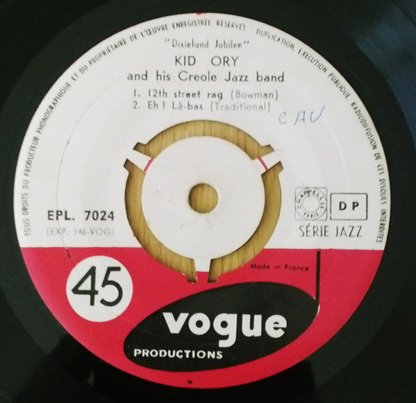 Kid Ory And His Creole Jazz Band - Dixieland Jubilee