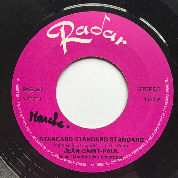 Jean Saint-Paul -Standard Standard Standard