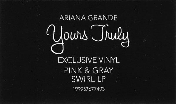Ariana Grande -Yours Truly