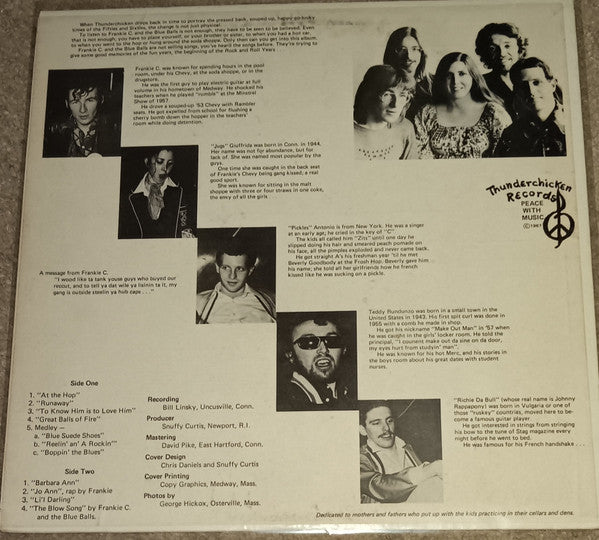 Frankie C. and the Blue Balls -As Live As Ya' Can Be On Wax