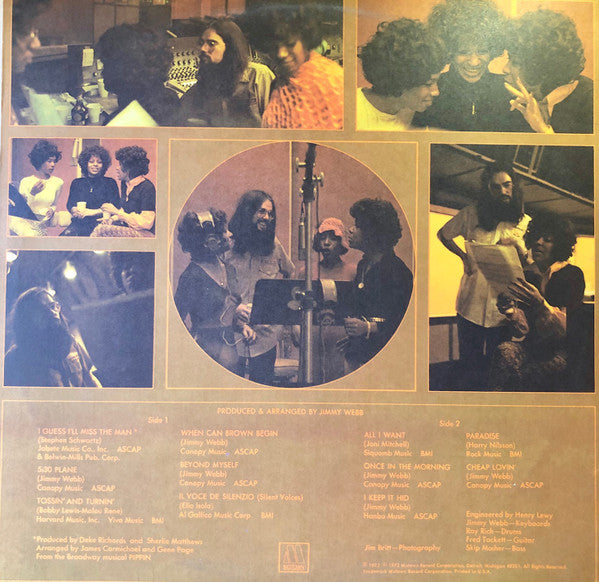 The Supremes -The Supremes Produced And Arranged By Jimmy Webb