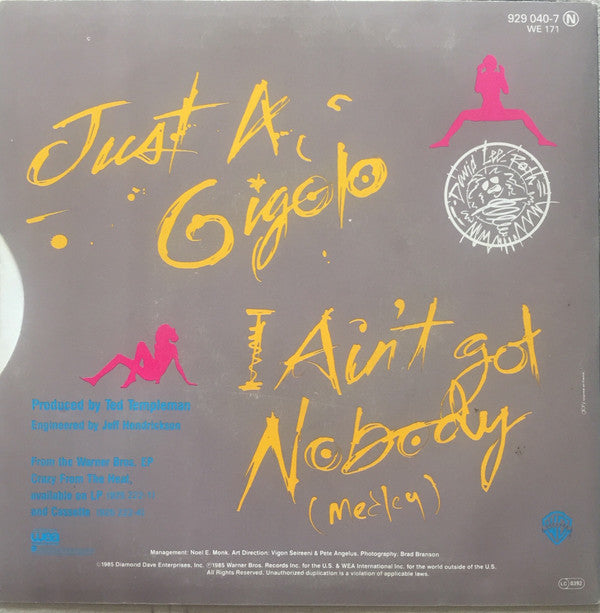 David Lee Roth -Just A Gigolo / I Ain't Got Nobody (Medley)