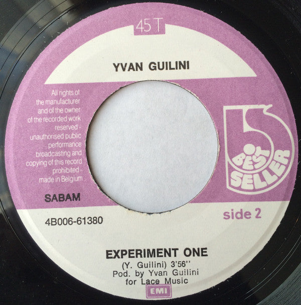 Yvan Guilini -Myosotis / Experiment One
