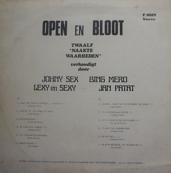 Various - Open En Bloot