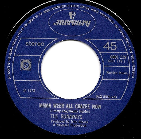 The Runaways -Mama Weer All Crazee Now