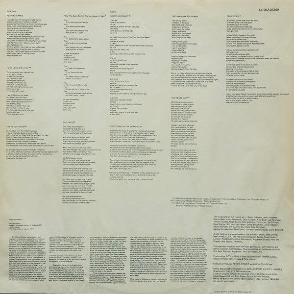 Roy Harper -The Unknown Soldier