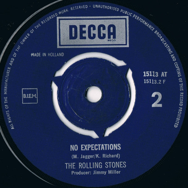 The Rolling Stones - Street Fightin' Man / No Expectations