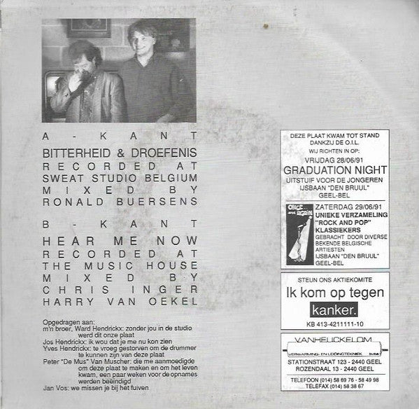 Harry Van Oekel, Pat Caers -Bitterheid & Droefenis
