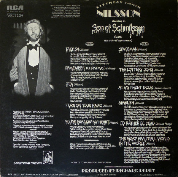 Nilsson* -Son Of Schmilsson