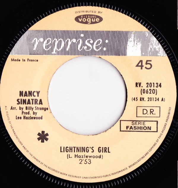 Nancy Sinatra - Lightning's Girl / Until It's Time For You To Go