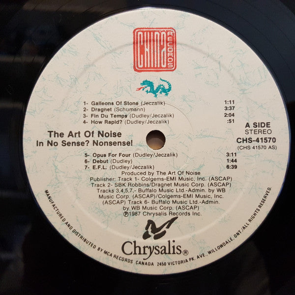 The Art Of Noise -In No Sense? Nonsense!