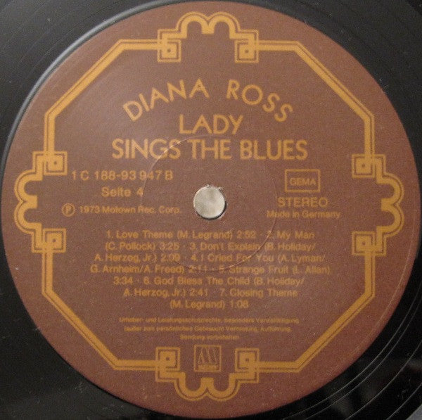 Diana Ross - Lady Sings The Blues (Original Motion Picture Soundtrack)